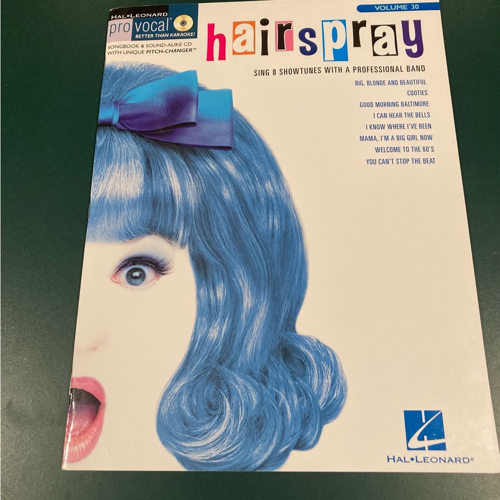 Hairspray: Pro Vocal Songbook with CD!